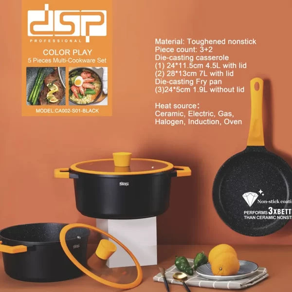 Cookware Set Of Non Stick  (DSP)