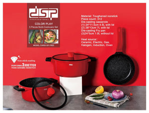 Cookware Set Of Non Stick  (DSP)