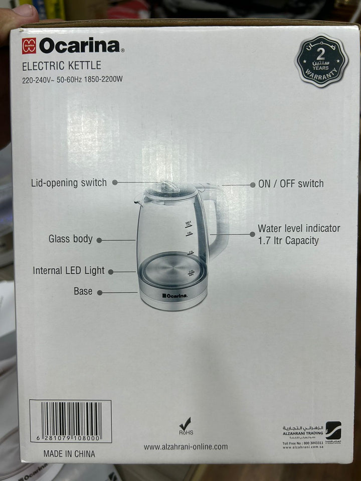 Electric Kettle Unbreakable Glass