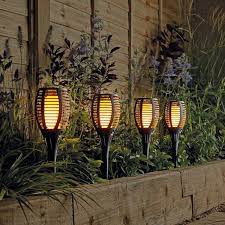 Solar Flame Mini Stake Light